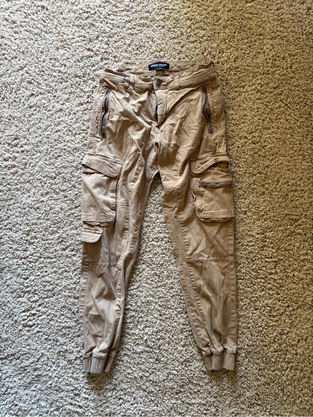 Cotton On Men's Tan Cargo Jogger Pants